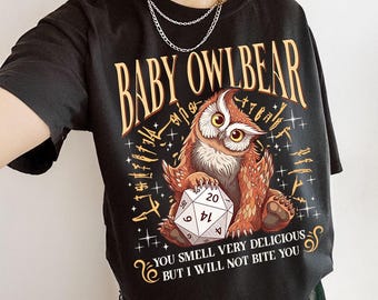 Astarion Owlbear Bg3 TShirt, Baldur’s Gate DnD Game Sweatshirt, Funny Astarion Game Fan Shirts, Dark Humor Tee Gift