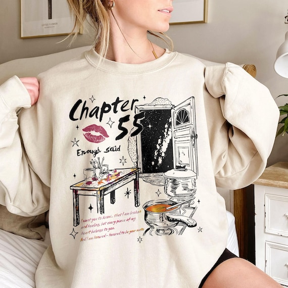 ACOMAF Chapter 55 Sweatshirt, Enough Talk ACOTAR Series Crewneck For Fan, Feyre And Rhysand Night Court Shirt, Bookish Gift