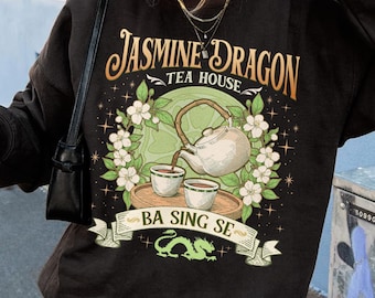 Jasmine Dragon Tea House Shirt, Uncle Iroh Sweatshirt, Ba Sing Se Anime Lover Tee, Tea Shop Avatar Inspired Gift