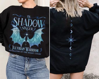 Shadowsinger Night Court Sweatshirts, Azriel SJM Book Merch Inspired, The Bat Boys Velraris Tee