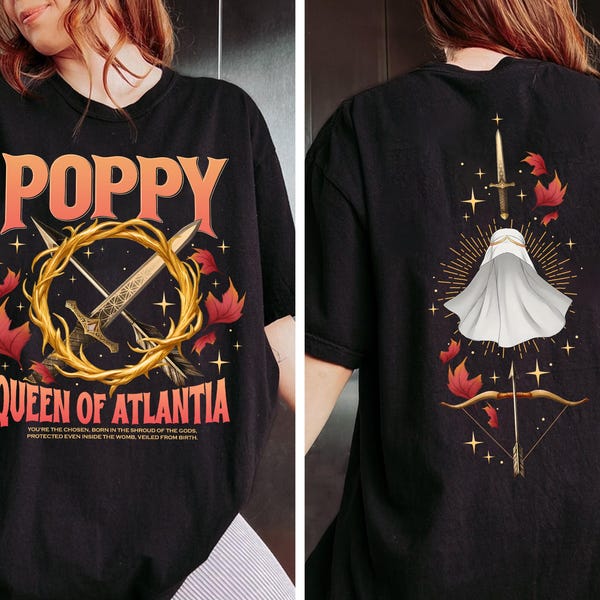 Blood And Ash Fan Shirt, Poppy Queen Of Atlantia Shirts, From Blood And Ash T Shirt, JLA Inspired Merch, Gift For Book Lover
