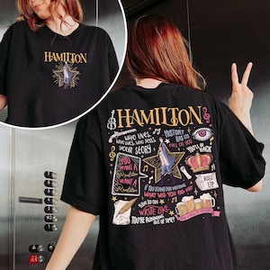 Sudadera con cita musical de Hamilton, camiseta Revolutionary Line inspirada en Lin-Manuel Miranda, camiseta musical estadounidense imagen 3