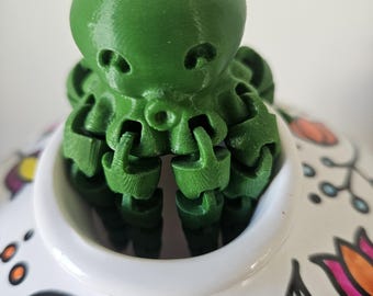 Beweegbare Octopus Speelgoed | Flexibele Tentakels | 3D Geprint Octopus Dier | Leuk Speel- en Decoratiefiguur | Cadeau voor Kinderen