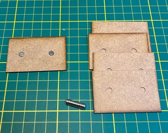 60x40 mm Bases  inkl. Magnet für zb Warhammer, Frostgrave, Silver Bayonet, Role Play Games, Bolt Action, Kavallerie usw.