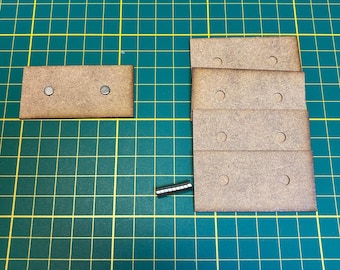 60x30 mm Bases  inkl. Magnet für zb Warhammer, Frostgrave, Silver Bayonet, Role Play Games, Bolt Action, Kavallerie usw.
