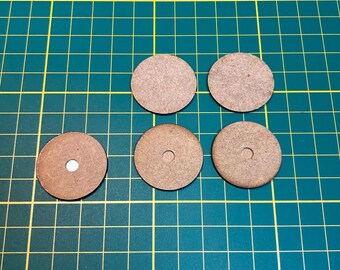 30 mm Bases rund inkl. Magnet für zb Warhammer, Frostgrave, Silver Bayonet, Role Play Games