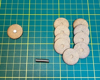 25 mm Bases inkl. Magnet für zb Warhammer, Frostgrave, Silver Bayonet, Role Play Games