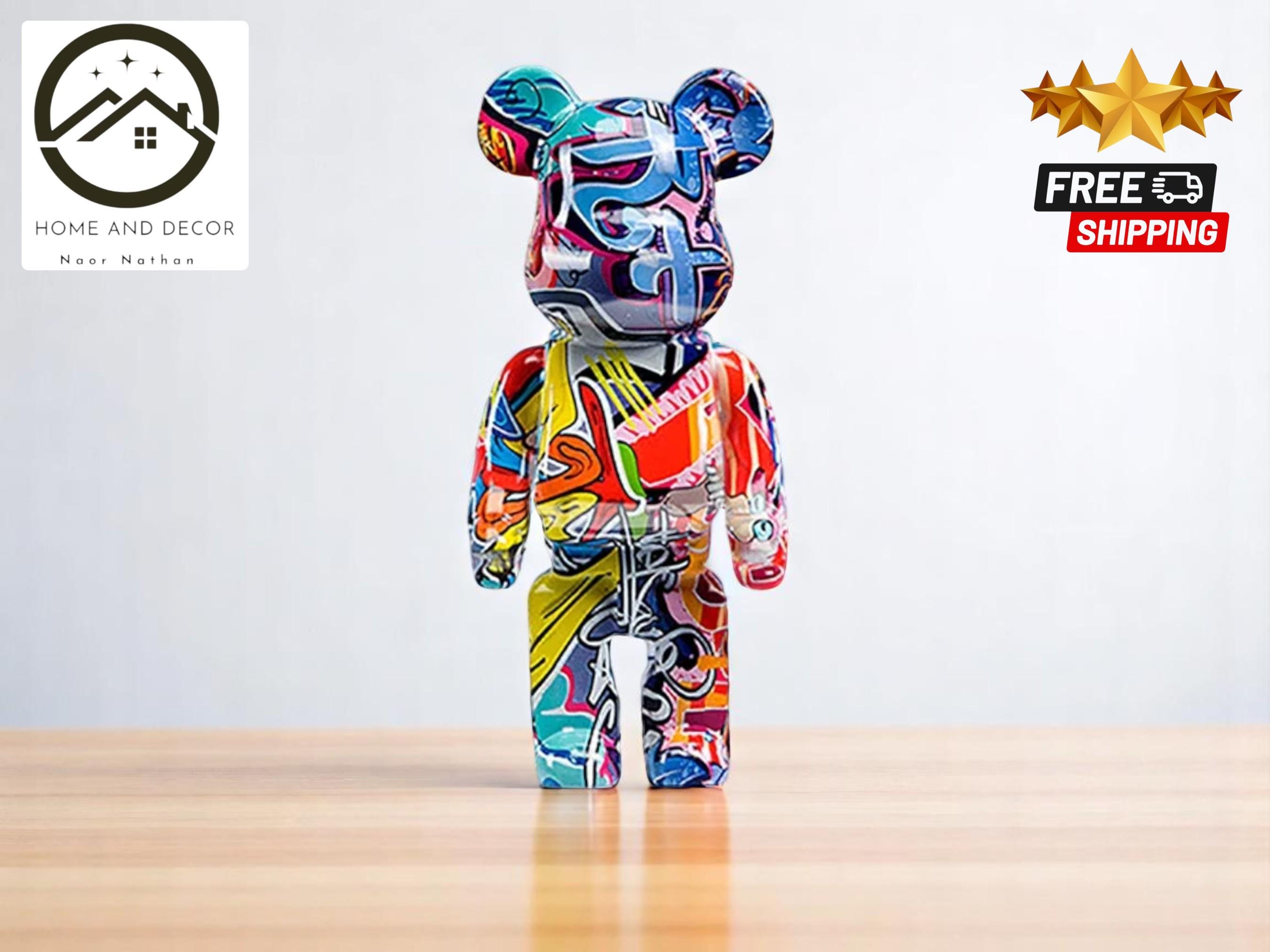 Graffiti bear statue - Etsy 日本