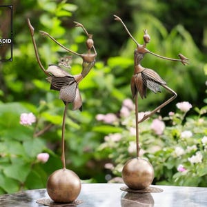 Ballett Mädchen Garten Figur | Indoor Outdoor Ornament Display | Haus Statue Accessoires