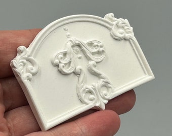 Dolls House Miniature Ornate Moulding Small Grand Panel 1:12 Scale