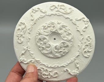 Dolls House Decorative Miniature Ornate Moulding Extra Large Ceiling Rose  1:12 Scale