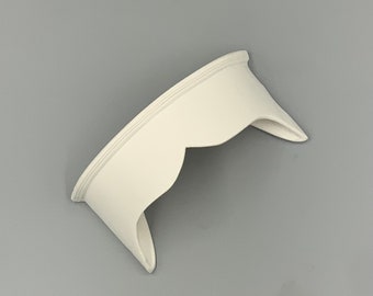 Dolls House Miniature 1/12 Plain Bed Canopy White Resin bedroom decor