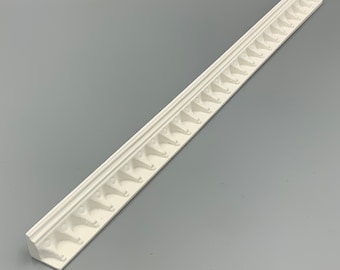 Dolls House Miniature 1/12 Gothic Coving Crown Moulding White Resin Period Architectural Feature by RepliCast Miniatures