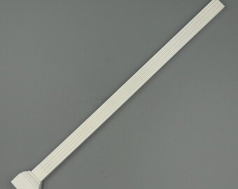 Dolls House Miniature Ornate Moulding Slim Fluted 10” Flat Backed Column