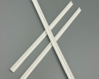 Dolls House Miniature 12th or 24th Ornate Classic Dentil Coving Crown Moulding Pack of 3 White Resin Period Feature RepliCast Miniatures