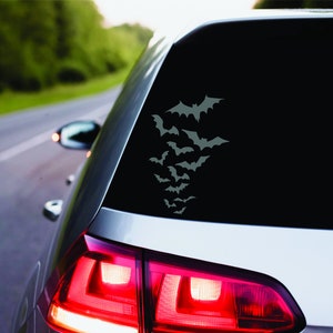 Fliegende Fledermäuse Aufkleber Spooky Gothic Goth Vibes Summerween Halloween Witchy Geschenk für Freund