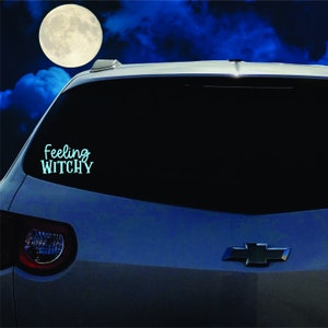 Feeling Witchy Decal Spooky Summerween Halloween Witch Pagan Witchy Woman Funny Gift For Friend
