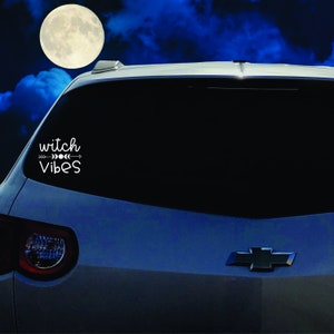 Witch Vibes Decal Spooky Vibes Halloween Witch Witchy Vibes  Gift For Friend