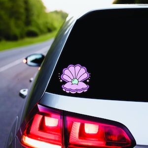 Seashell Met Pearl Permanent Vinyl Decal | Mermaid Life Zeemeermin | Auto Accessoires