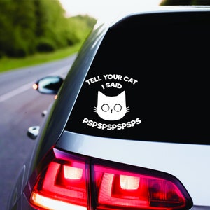 Cat Decal Cat Lady Familiar Witchy Cute Gift For Friend