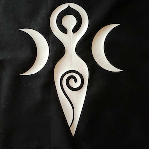 Altar Cloth With Triple Goddess Witch  Pagan  Wicca  Tarot Cloth Oracle Cloth Color Choice Witchy Gift For Friend