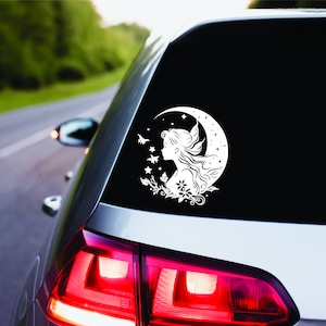 Sticker maanfee Summer Vibes Fairy Faerie Fae Witchy Sweet cadeau voor vriend