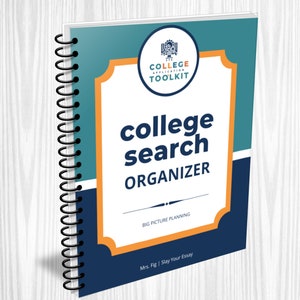 College Search Organizer (printable)
