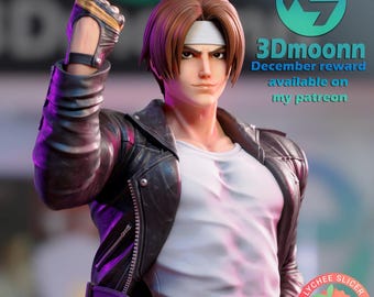 Kyo Kusanagi - King Of Fighters - Tough Resin 1/6 3D-Harzmodell von 3dmoonn - RangrezModels