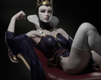 Zagadkowa Zła Królowa - Bajkowa Majestat - CA3D Studios | 1/6 Skala ABS-Like Tough Resin Model SFW i NSFW Zestaw | Bardzo szczegółowy zestaw modeli