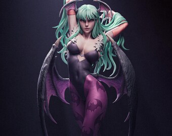 Morrigan Darkstalkers - Dark Enchantress  - CA3D Studios | 1/6 Scale ABS-Like Tough Resin SFW and NSFW Model kit| Highly Detailed Model Kit