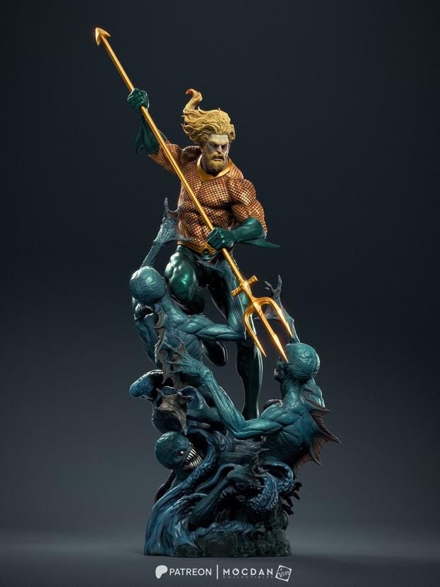 Oceanic Warrior  - Tough Resin 1/6 Scale and 1/8th scale 3D Resin Model by MocDan Collectibles- RangrezModels