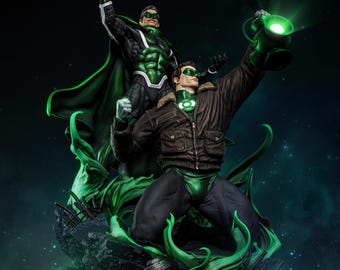 Galactic Protectors- Hal and parallax - Tough Resin 1/6 Scale and 1/8th scale 3D Resin Model by MocDan Collectibles- RangrezModels