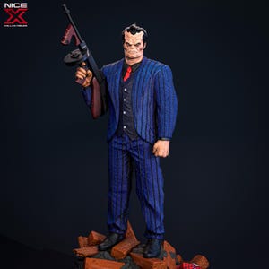The Crime Boss | Hammer MobBoss Head Tough Resin 1/6 and 1/8 Scale 3D High Quality - Resin Model Kit by Nice X Collectibles - RangrezModels image 4
