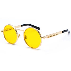 Chic-Net Round John Lennon Sunglasses - Hippie Style, UV 400 Protection, Unisex Tinted Lenses (Multiple Colors) - View #9
