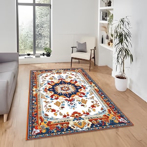 Tapete turco vintage, tapete vermelho tradicional para sala de estar ou quarto, decoração de piso boho oriental, presente para casa
