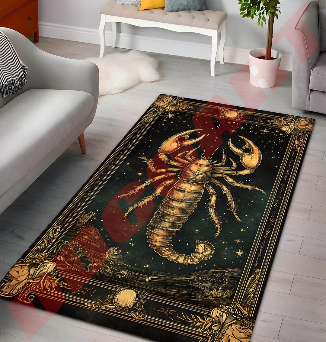 Scorpio Constellation Rug: Zodiac Star Map, Celestial Astrology Gift - Etsy