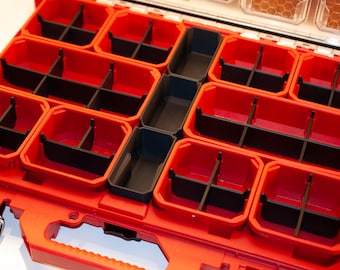 Sistema modular de divisores de contenedores - PACKOUT - Organizadores de piezas pequeñas de perfil bajo para bricolaje