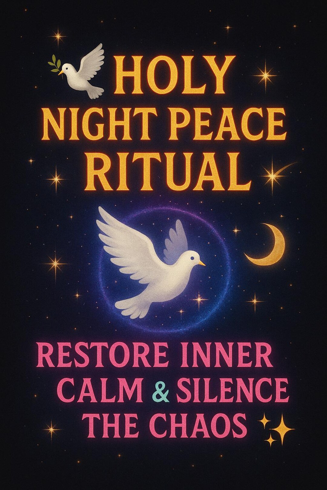 Peace Rituals Holy Night Peace Ritual – Restore Inner Calm & Silence the Chaos - Etsy