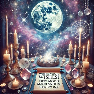 Write Your Wishes to the Stars! New Moon Manifestation Ceremony - September 21