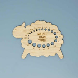 Market Town Yarns - Sheep Needle Gauge