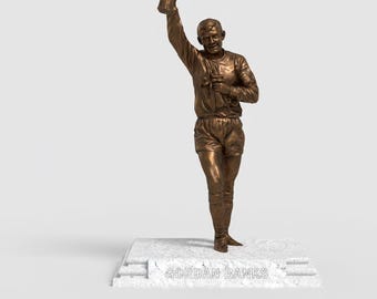 Gordon Banks-statyn – Bet365 Stadium, Stoke-on-Trent