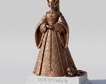 Jane Seymour Statue – Third Wife of Henry VIII – Tudor Queen Collectible