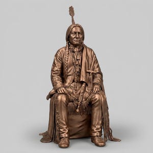 Chief Sitting Bull Sculpture - Etsy