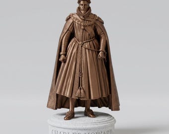 Standbeeld van Charles Howard – Lord High Admiral en commandant van de Spaanse Armada