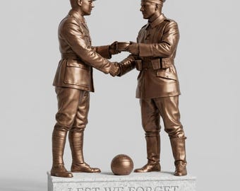 Standbeeld van het Kerstbestand – Een moment van vrede, Eerste Wereldoorlog 1914