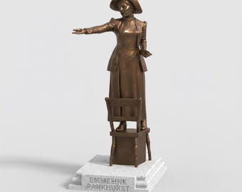 Emmeline Pankhurst-statyn – Petersplatsen, Manchester