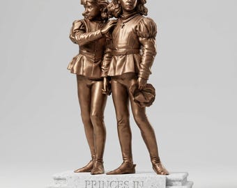 De Prinsen in de Toren - Koninklijk bronzen beeld