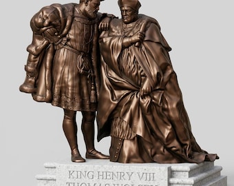 Standbeeld van Hendrik VIII en Thomas Wolsey