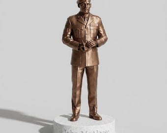 John McAleese SAS-standbeeld - Britse Special Forces-soldaat