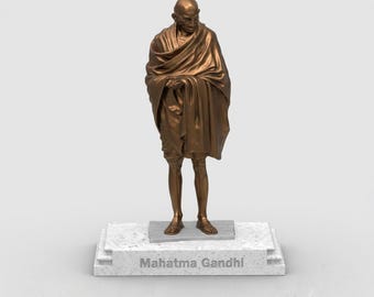 Mahatma Gandhi-statyn – Parliament Square, London